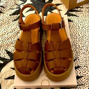 Anthropologie Pilcro Platform Sandals